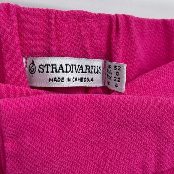 Stradivarius Pink‎ Pleated Shorts Size 0 - Picture 4 of 8